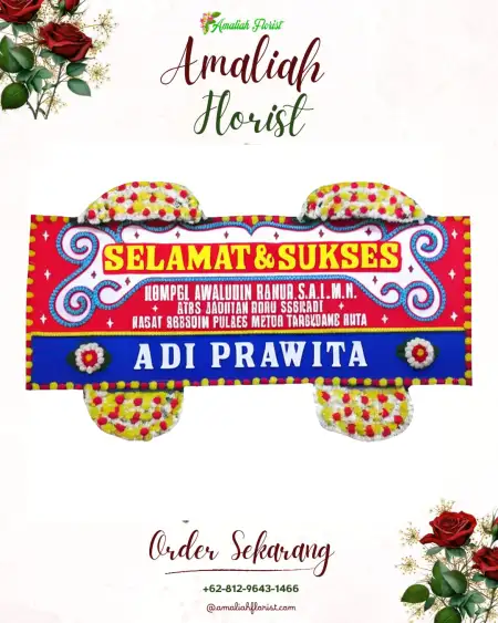 Papan Bunga Ucapan Selamat Pagaran